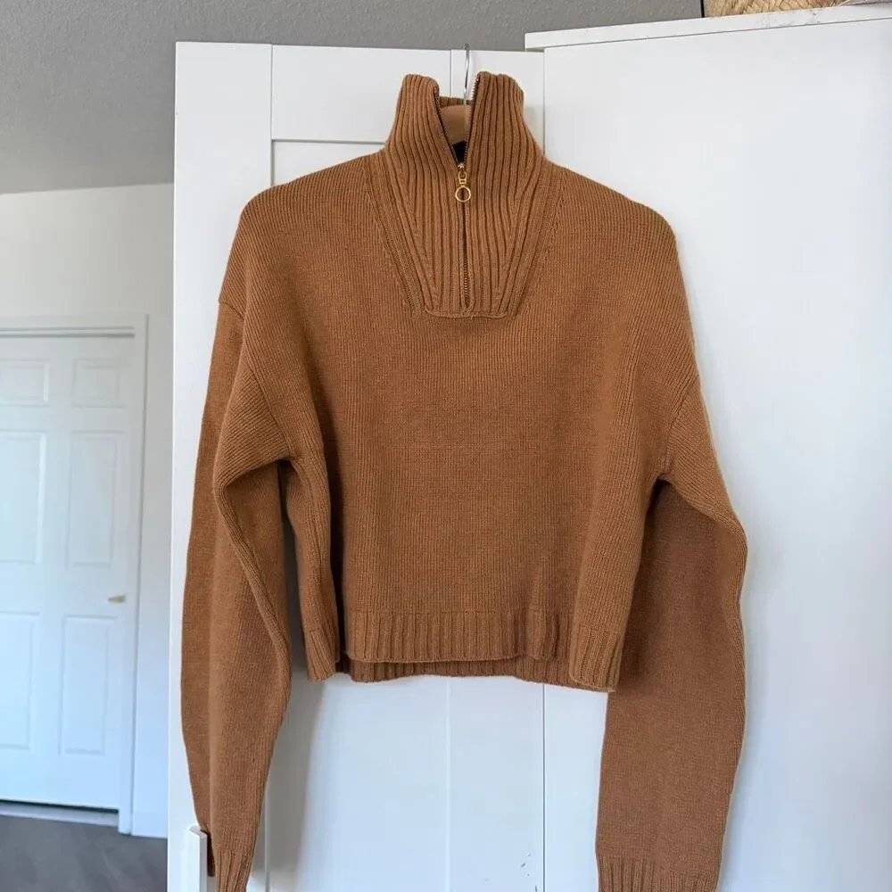 Nanushka quarter zip sweater